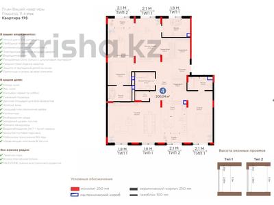 4-бөлмелі пәтер · 200 м² · 3/9 қабат, Тасшокы, 4​ 4, бағасы: 325 млн ₸ в Астане, Алматы р-н