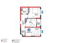 2-комнатная квартира · 60 м², Калдаякова за 30.5 млн ₸ в Шымкенте, Туран р-н