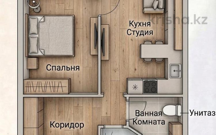 2-комнатная квартира · 49 м² · 2/5 этаж, мкр Кайрат, Тараз 7/2 за 34 млн ₸ в Алматы, Турксибский р-н — фото 3