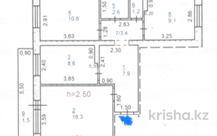 3-бөлмелі пәтер · 61.2 м² · 8/9 қабат, Чокина 29/1 — СРОЧНО! 22 школа (Чокина/Бектурова), бағасы: 23.5 млн ₸ в Павлодаре — фото 2