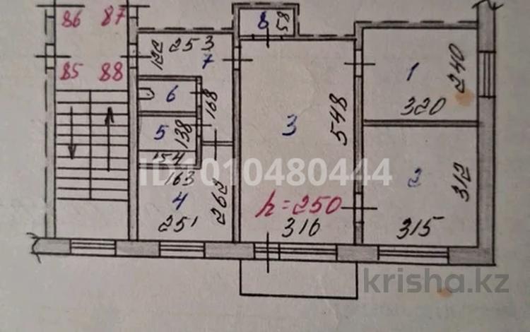 3-комнатная квартира · 49 м² · 2/5 этаж, Сванкулова 10 за 13.5 млн ₸ в Балхаше — фото 2