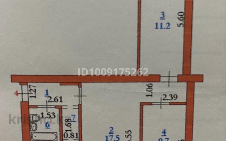 3-бөлмелі пәтер · 51.6 м² · 1/3 қабат, мкр Шанхай, Кошевого 99 — Кошевого и снайпеперской, бағасы: 11 млн 〒 в Актобе — фото 2