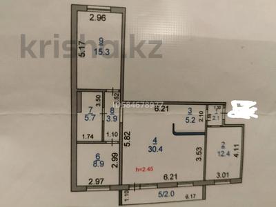 3-бөлмелі пәтер, 85.9 м², 3/6 қабат, 6 мкр — Возле коттеджей, бағасы: 33 млн 〒 в Костанае