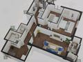 3-комнатная квартира, 88 м², 6/12 этаж, Байдибек би за 39.5 млн 〒 в Шымкенте, Каратауский р-н — фото 3
