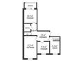 3-бөлмелі пәтер · 64.4 м² · 8/9 қабат, 11 ш/а., ШАйкенова, бағасы: 18.5 млн ₸ в Актобе, мкр 11 — фото 13