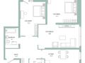 3-бөлмелі пәтер · 77 м² · 6 қабат, Толе би 19а, бағасы: ~ 36.8 млн ₸ в Астане — фото 2