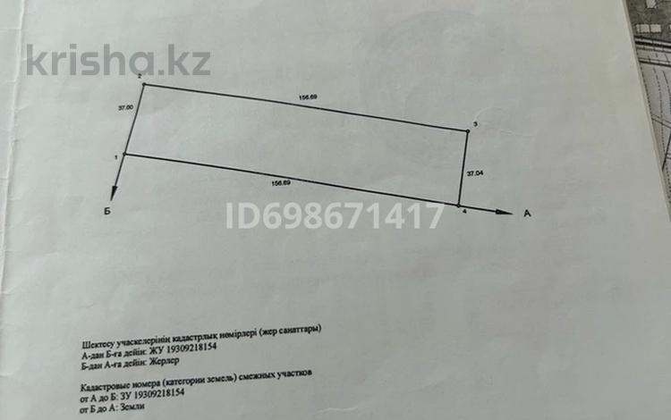 Жер телімі 0.58 га, мкр Бозарык, бағасы: 13 млн 〒 в Шымкенте, Каратауский р-н — фото 2