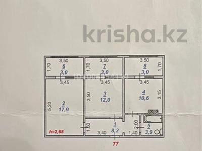 2-бөлмелі пәтер · 70.6 м² · 4/5 қабат, мкр Наурыз , Байтурсынова 90 — Байтурсынова Рыскулова, бағасы: 23.5 млн ₸ в Шымкенте, Туран р-н