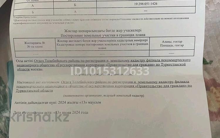 Участок · 10 соток, Төлеби 590А за 4.5 млн ₸ в Коксаеке — фото 9