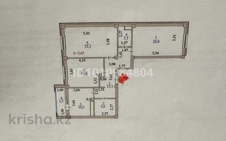 3-комнатная квартира · 90 м² · 4/9 этаж, Бектурова 17/3 за 52 млн ₸ в Астане, Нура р-н — фото 2