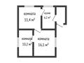 Часть дома · 3 комнаты · 44 м² · 4 сот., 5 декабря за 12 млн ₸ в Костанае — фото 19