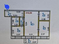 2-бөлмелі пәтер · 46 м² · 4/4 қабат, Горняков 35 — Ленина, бағасы: 8.7 млн ₸ в Рудном