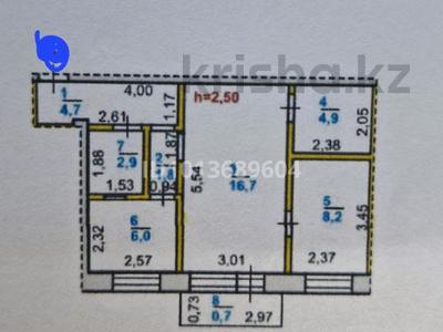 2-бөлмелі пәтер · 46 м² · 4/4 қабат, Горняков 35 — Ленина, бағасы: 8 млн ₸ в Рудном