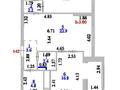 2-комнатная квартира · 72.4 м² · 10/16 этаж, мкр Комсомольский, Туркестан 28 за 67 млн ₸ в Астане, Есильский р-н — фото 21