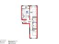 3-комнатная квартира · 79 м² · 1/9 этаж, мкр Тараз, Рыскулова 33/2 за 55 млн ₸ в Шымкенте, Аль-Фарабийский р-н