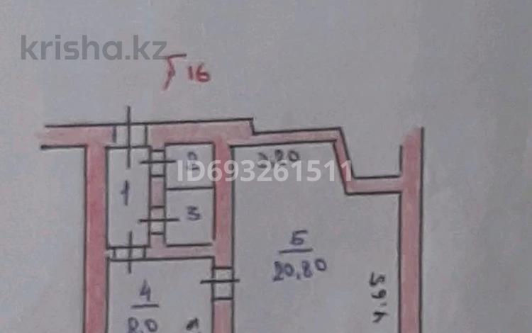 1-комнатная квартира, 33.8 м², 3/4 этаж, Сыпатай батыра 2 — Грант базар за 9 млн 〒 в Таразе — фото 2