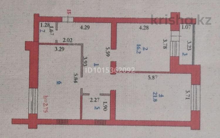2-комнатная квартира · 81.3 м² · 5/9 этаж, мкр. Алтын орда 350 за 31 млн ₸ в Актобе — фото 2