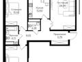 3-комнатная квартира · 103 м² · 12/12 этаж, Райымбека 162А за 94 млн ₸ в Алматы, Алмалинский р-н — фото 10