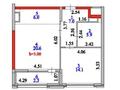 2-бөлмелі пәтер · 56 м² · 7/12 қабат, Бухар жырау 26 — Кабанбай батыра, бағасы: 59 млн ₸ в Астане, Есильский р-н — фото 15