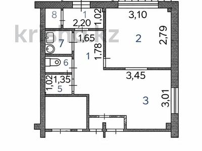 1-бөлмелі пәтер · 33 м² · 1/5 қабат, проспект Шакарима 150, бағасы: 12.5 млн ₸ в Усть-Каменогорске