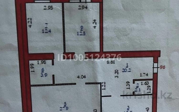 3-комнатная квартира · 100 м² · 3/9 этаж, мкр. Алтын орда, Мустафы Шокая 2Е — Мустафа Шокая Санкибай батыра за 35.5 млн ₸ в Актобе — фото 2