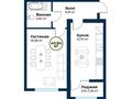 1-бөлмелі пәтер · 40.94 м², Мустафы Шокая 229/10, бағасы: ~ 21.3 млн ₸ в Шымкенте, Каратауский р-н — фото 3
