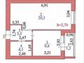 1-комнатная квартира · 38.4 м² · 4/6 этаж, Сафуан Шаймерденов 4/2 за 23 млн ₸ в Астане, Сарайшык р-н — фото 7
