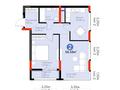 2-бөлмелі пәтер · 60 м², Туран, бағасы: 41 млн ₸ в Астане, Нура р-н — фото 2