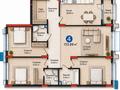 4-бөлмелі пәтер · 133.89 м², Е-899 7 — ИПОТЕКА-РАССРОЧКА, бағасы: ~ 89 млн ₸ в Астане, Нура р-н — фото 2