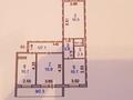 3-комнатная квартира, 70.5 м², 6/10 этаж, 8-й мкр 15 за 25 млн 〒 в Костанае