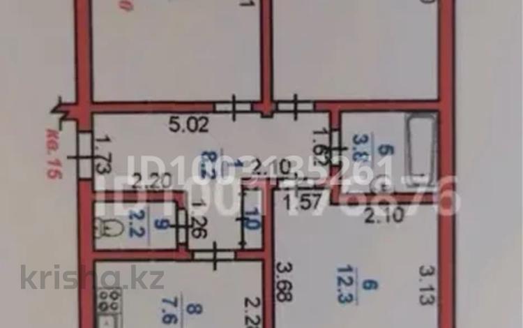 3-комнатная квартира · 74.2 м² · 5/5 этаж, мкр Мамыр 3 — Шаляпина Яссауи за 45 млн ₸ в Алматы, Ауэзовский р-н — фото 2