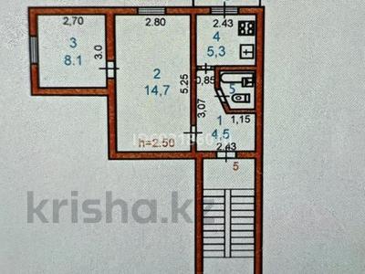2-комнатная квартира, 36.1 м², 2/5 этаж, мкр СМП 136, СМП-136 1 за 10.5 млн 〒 в Атырау, мкр СМП 136