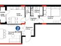 2-комнатная квартира · 67.55 м² · 2/9 этаж, Толе би за 62 млн ₸ в Астане, Нура р-н — фото 8