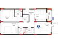 3-бөлмелі пәтер · 90.22 м², Кенесары 54, бағасы: ~ 57 млн ₸ в Астане, р-н Байконур — фото 3