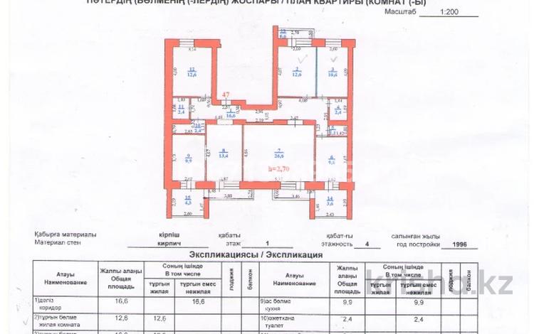 6-бөлмелі пәтер · 128.7 м² · 1/4 қабат, Самар 103, бағасы: 47 млн ₸ в Уральске — фото 21