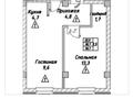 1-комнатная квартира · 38.7 м² · 3/3 этаж, Жангозина за 24.5 млн ₸ в Каскелене — фото 6