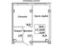 2-комнатная квартира · 34 м² · 1/3 этаж, Аубакирова 12/45а за ~ 16.1 млн ₸ в  — фото 2