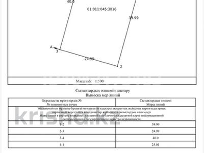 Участок · 10 соток, 1 1 — Правая половина за ~ 4.4 млн ₸ в Нурлы