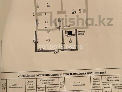 Отдельный дом · 3 комнаты · 63 м² · 6 сот., Графтио 30 — Центральная за 17 млн 〒 в Конаеве (Капчагай)