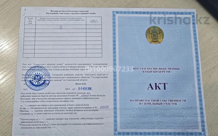 Жер телімі · 6 сотық, Көктал, бағасы: 7 млн ₸ в Коктал — фото 4
