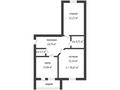 2-бөлмелі пәтер · 78.6 м² · 2/5 қабат, мкр. Алтын орда, бағасы: 23.5 млн ₸ в Актобе — фото 24