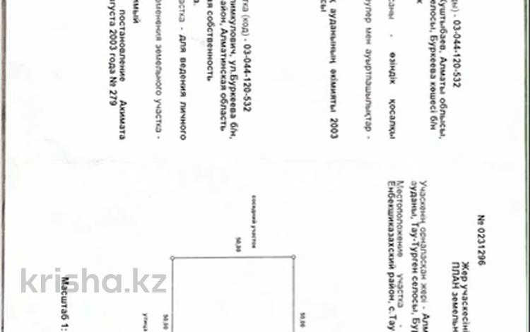 Жер телімі · 25 сотық, Буркеева б/н, бағасы: 20 млн ₸ в  — фото 2
