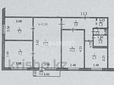 4-комнатная квартира, 64 м², 4/5 этаж, Громова за 30 млн 〒 в Уральске