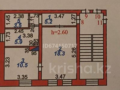 2-бөлмелі пәтер, 43.3 м², 2/2 қабат, Говорова 30, бағасы: 6.5 млн 〒 в Караганде, Алихана Бокейханова р-н