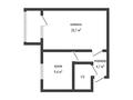 1-комнатная квартира · 40.1 м² · 1/5 этаж, Юбилейный — Костанай Плаза, Жастар Сарайы, школа им Абая, Ледовый дворец за 18 млн ₸ — фото 12