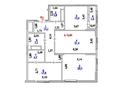 3-бөлмелі пәтер · 97.2 м² · 17/20 қабат, Турар Рыскулова 1/1, бағасы: 90 млн ₸ в Астане, Есильский р-н — фото 16