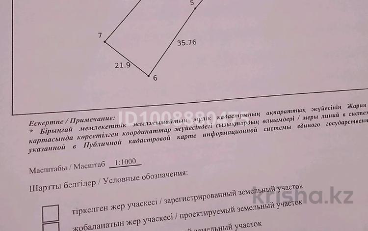 Жер телімі · 20 сотық, Ш.Калдаякова 38А, бағасы: 18 млн ₸ в Таразе — фото 2
