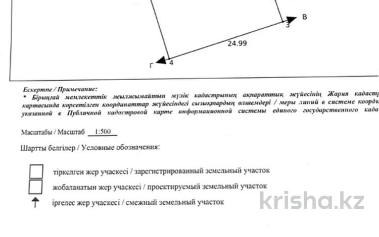 Участок · 10 соток, мкр Бектобе 39 — Сыганак за 18.5 млн 〒 в Таразе — фото 2