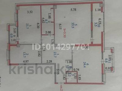 3-бөлмелі пәтер · 135 м² · 5/6 қабат, Акмешит 19/3, бағасы: 88 млн ₸ в Астане, Есильский р-н