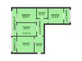 3-бөлмелі пәтер · 122.7 м² · 8/9 қабат, Касымханова 10, бағасы: 75 млн ₸ в Костанае — фото 2